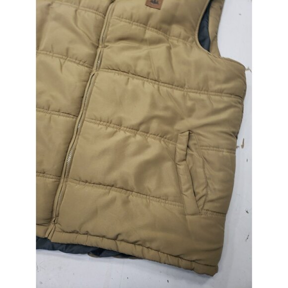 Field & Stream Sleeveless Vest Full Zip Tan Puffer Lined Pockets Size XXL - Picture 9 of 16